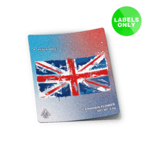 UK Mylar Bag Strain Labels