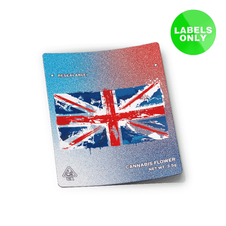 UK Mylar Bag Labels Stickers & Labels Strain Labels