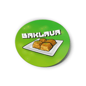 Baklava Strain/Slap Stickers/Labels.