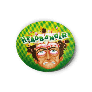 Headbanger Strain/Slap Stickers/Labels.