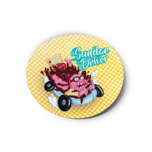 Sundae Driver Strain/Slap Stickers/Labels.