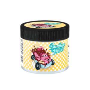 Sundae Driver Glass Jars. 60ml suitable for 3.5g or 1/8 oz.