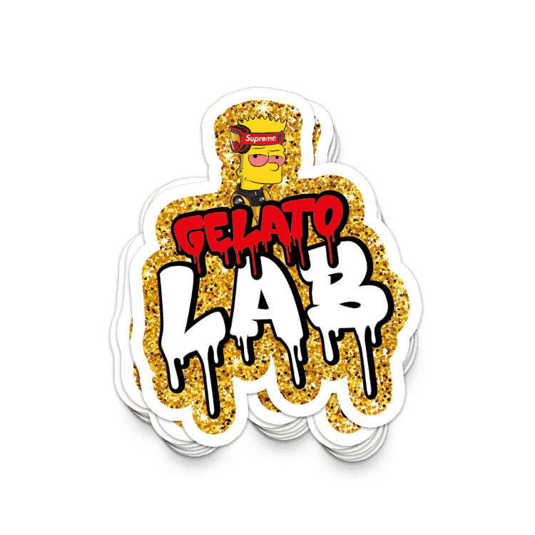 Die cut Slap Stickers