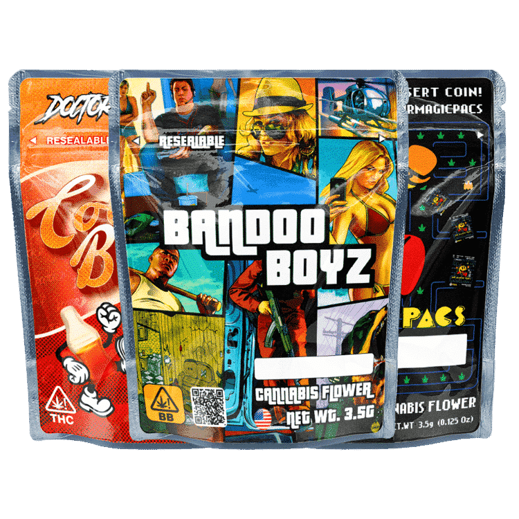 custom 3.5g Mylar Bags