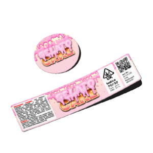 Gelato Cake Glass Jar Strain Labels