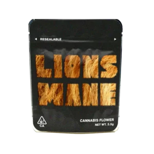 Lions Mane Mylar Bags/Strain Pouches/Cali Packs