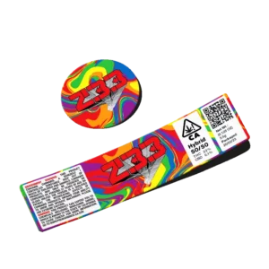 Z33 Glass Jar Strain Labels
