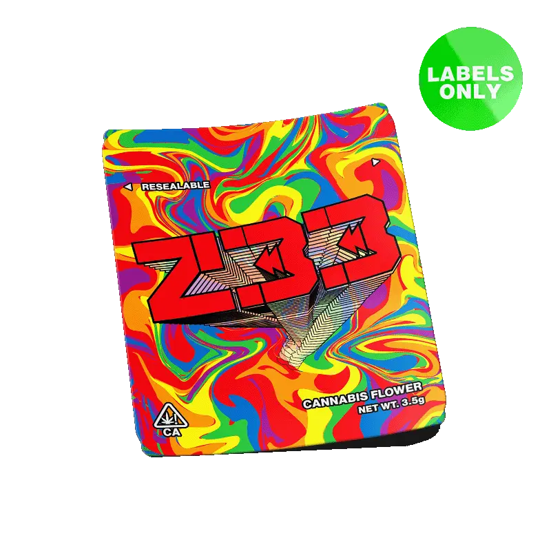 Z33 Mylar Bag Strain Labels