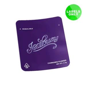 Jealousy Mylar Bag Strain Labels
