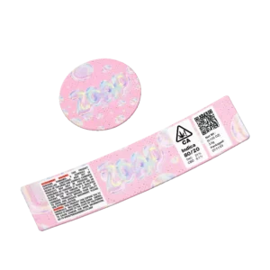 Zoap Glass Jar Strain Labels